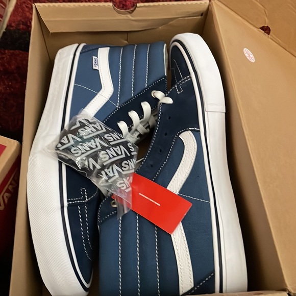 Vans Sk8 Hi Pro navy/stv navy - Picture 7 of 9